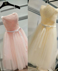 Fairy Dress, Cute A Line Tulle Short Prom Dress, Bridesmaid Dress