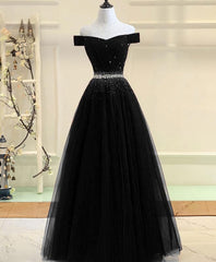 Prom Dress2047, Burgundy Tulle Off Shoulder Long Prom Dress, Burgundy Evening Dress