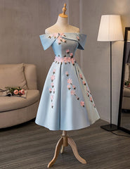 Prom Dresses Dress, Blue Cute Short Prom Dress, Blue Homecoming Dress