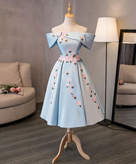 Prom Dress Dresses, Blue Cute Short Prom Dress, Blue Homecoming Dress