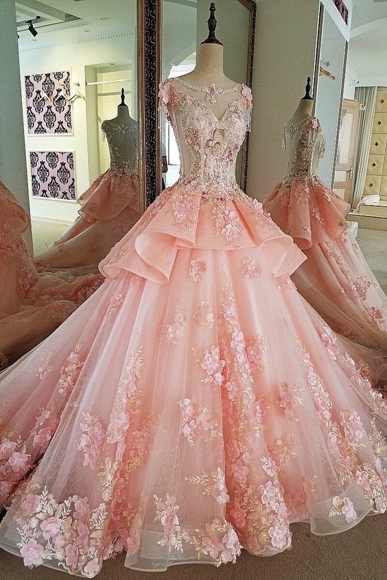 Party Dress Night, evening dress lace beading ball gown long party formal dress