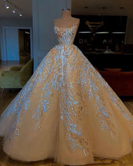 Wedding Dresses Website, Wedding Dresses, Strapless Ball Gown Beaded Bridal Dresses, Vintage Stunning Charming Wedding Gowns