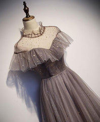 Bridesmaid Dressed Blush, Charming Elegant Long A-line Floor Length Simple Party Prom Dresses