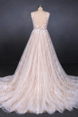 Wedding Dresses Trending, Gorgeous Long Backless Wedding Dresses Ivory Lace Wedding Gowns