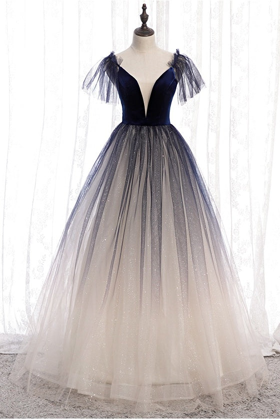 Prom Dresses For Black, Elegant Backless Lace Up Long Charming Princess Prom Dresses For Girls