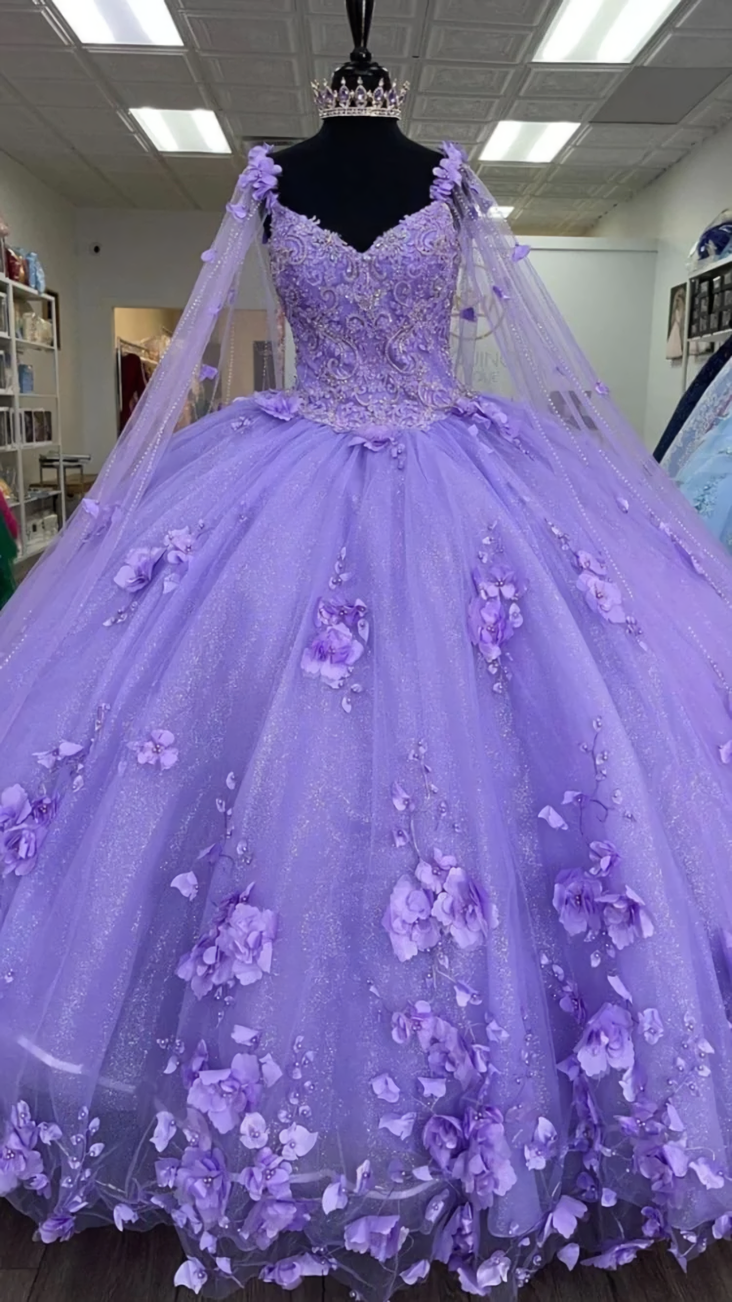 Party Dresses For Summer, Princess Lilac Quinceanera Dresses