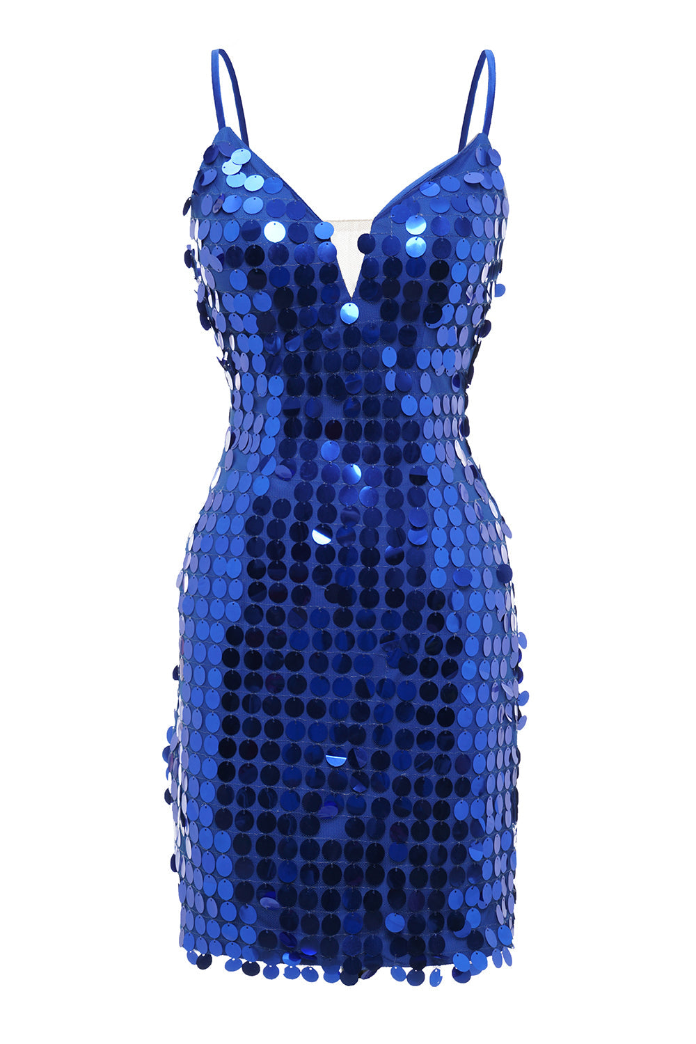 Homecoming Dresses Sparkle, Royal Blue Sparkly Sequins Tight Short Homecoming Dress