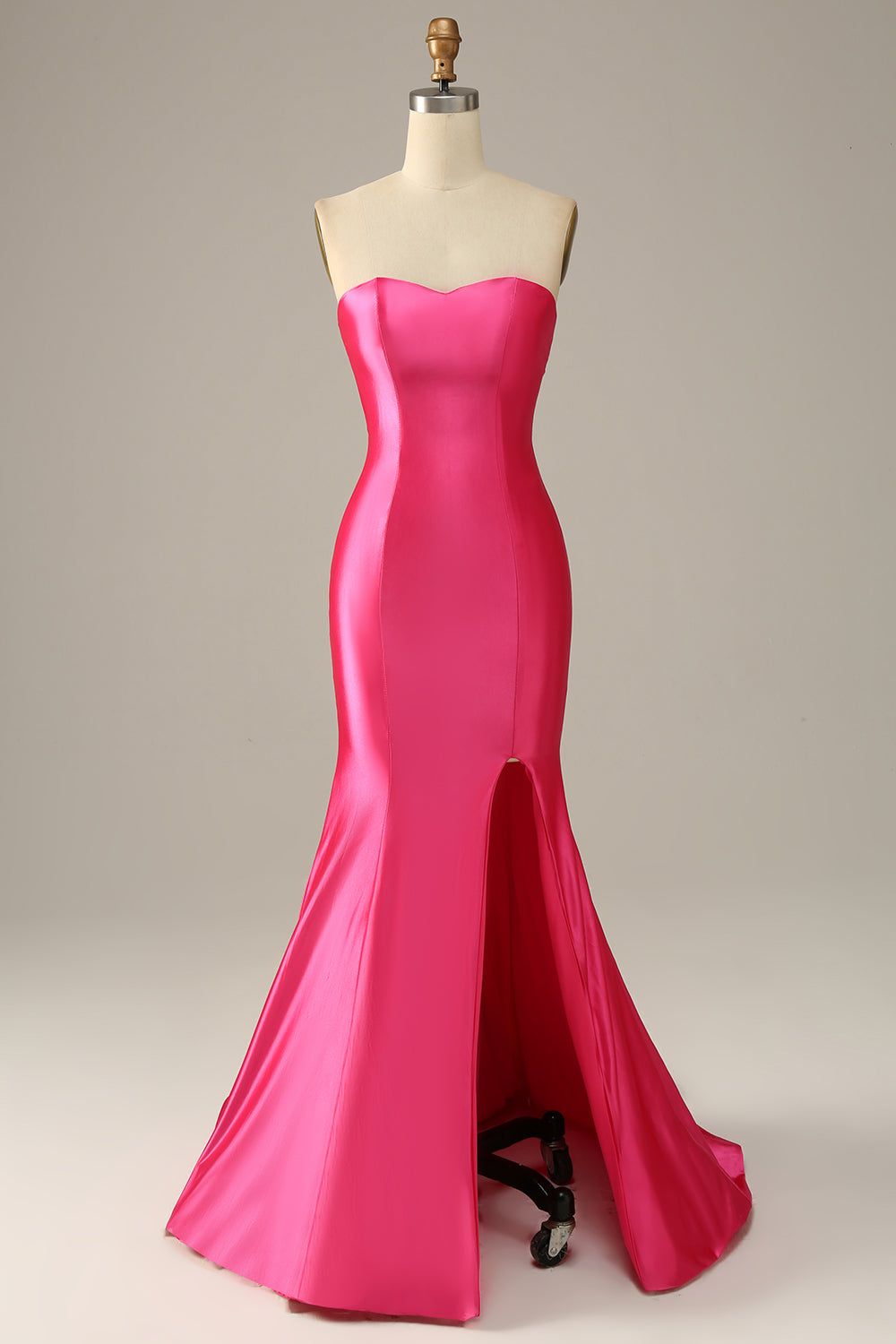 Bridesmaids Dress Online, Fuchsia Sweetheart Mermaid Prom Dress