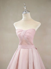 Bridesmaid Dress Color Palettes, A Line Pink Long Prom Dresses, Formal Pink Bridesmaid Dresses