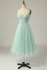 Party Dresses White, Agave A-line Tie Bow Straps Applique Pleated Mini Homecoming Dress