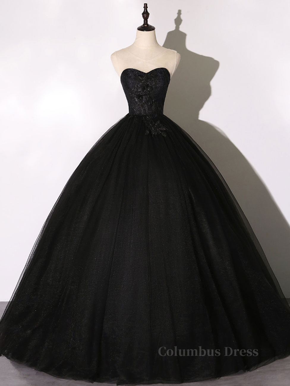 Prom Dress Off Shoulder, Black Long Prom Dresses, Black Lace Formal Evening Dress