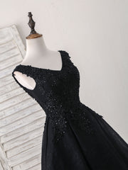 Prom Dress Blush, Black V Neck Lace V Neck Short Prom Dress, Black Homecoming Dress