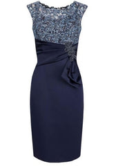 Prom Dresses Size 21, Cap Sleeves Sheath Mother Of The Bride Dresses, With Lace Sequins Homecoming Dresses