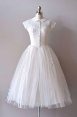 Prom Dresses Boutique, Vintage White Homecoming Dress