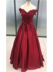 Party Dress For Over 58, Charming Dark Red Long Sweetheart A-line Prom Dress, Wine Red Evening Gown