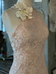 Wedding Dresses Beautiful, Classic Vintage Lace Floor Length Mermaid Wedding Dress
