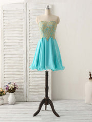Formal Dresses For Winter, Cute Green Lace Applique Short Prom Dress Green Homecoming Dress