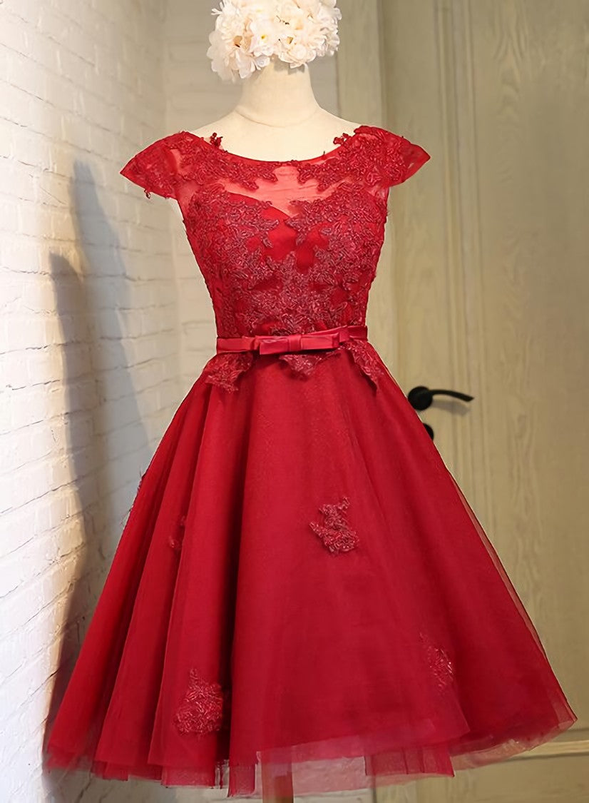 Homecomming Dresses Bodycon, Dark Red New Homecoming Dress , Charming Short Formal Dress