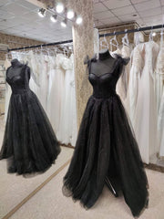 Wedding Dress Price, Black Tulle Dress, Sleeveless Evening Dress, Black Evening Gown Black Party Dress, Wedding Guest Dress, Corset Dress