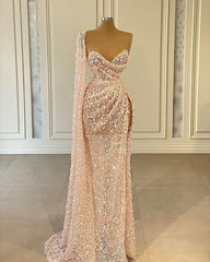 Evening Dresses Short, Pink Long Prom Dress, Evening Dress