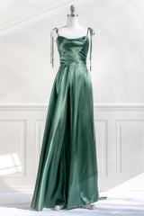 Prom Dress Open Back, Aphrodite Dress - Emerald Green
