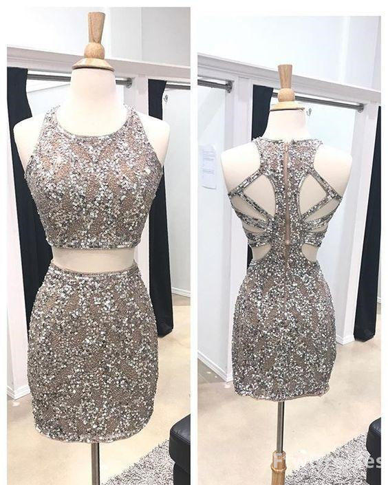 Party Dress Dresses, wo piece homecoming dresses beaded homecoming dresses sheath homecoming dresses open back homecoming dresses