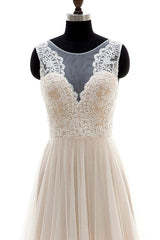 Wedding Dress Prices, Lace Tulle A-line Floor Length Wedding Dress