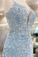 Homecoming Dresses Laces, Light Blue Lace Homecoming Dress Dinner Dress Evening Short