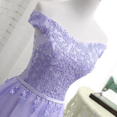 Homecoming Dresses Baby Blue, Light Purple Short Bridesmaid Dress , Tulle with Lace New Formal Dresses