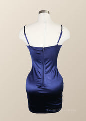 Formal Dress Long Elegant, Navy Blue Corset Bodycon Mini Dress