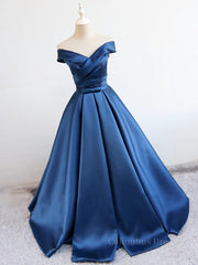 Party Dress Formal, Off the Shoulder Long Prom Dresses, Off Shoulder Formal Evening Dresses