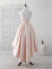 Beauty Dress, Pink Sweetheart Neck Short Prom Dress Pink Homecoming Dresses