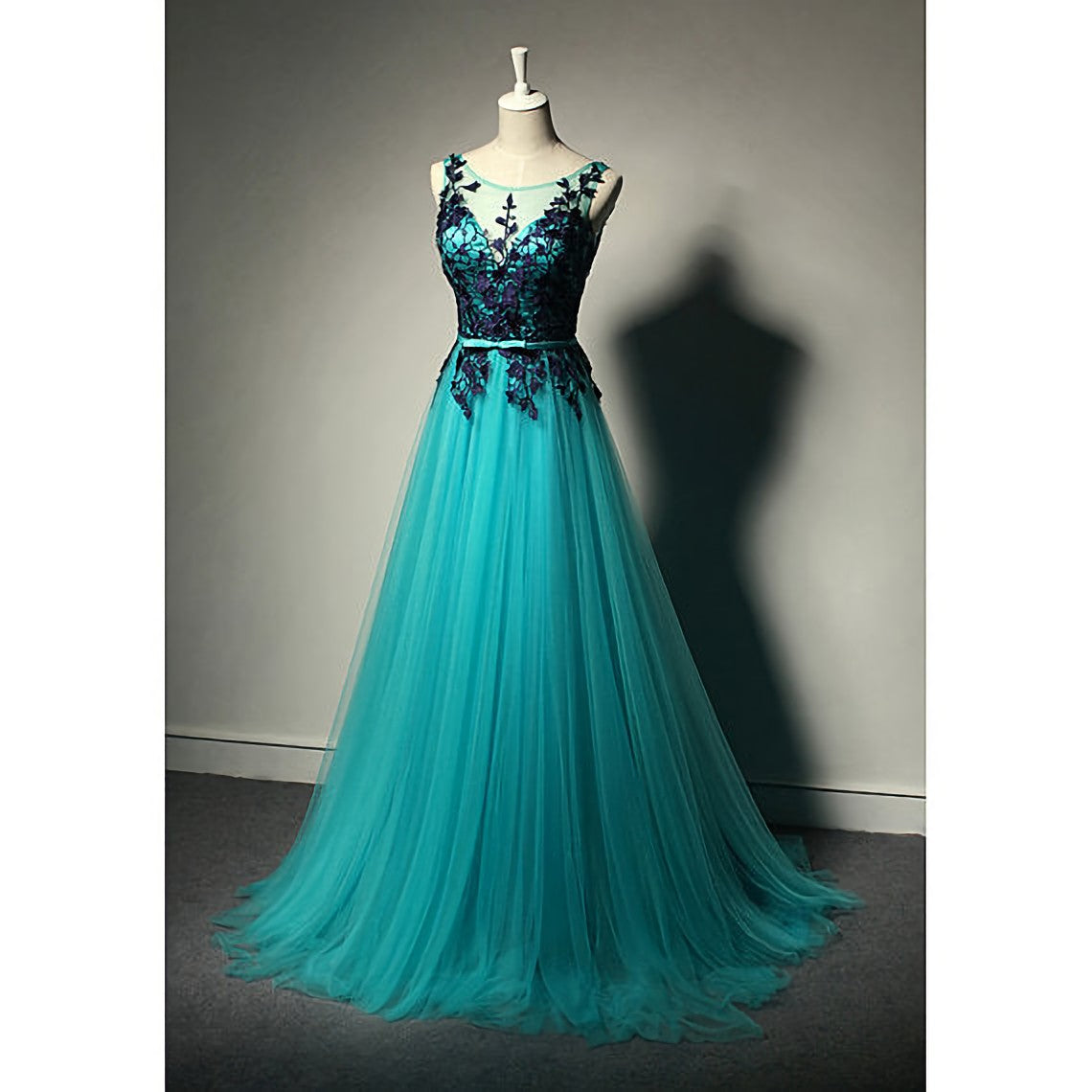 Prom Dress Design, Top Selling Long Open Back Navy Blue Lace Long Women Modest Elegant Prom Dresses