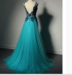 Prom Dress Designers, Top Selling Long Open Back Navy Blue Lace Long Women Modest Elegant Prom Dresses