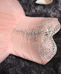 Evening Dresses Velvet, Pink A Line Sweetheart Neck Short Prom Dress, Homecoming Dresses