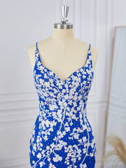Homecoming Dress Shop, Sheath Lace V-neck Appliques Lace Short/Mini Dress