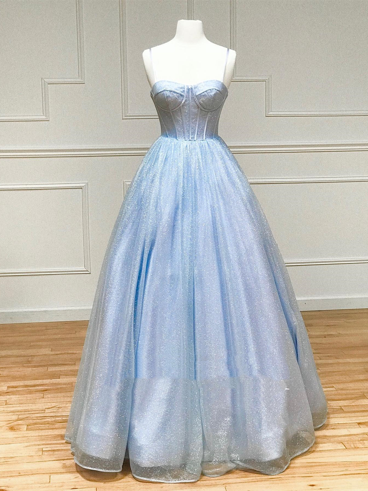 Mismatched Bridesmaid Dress, Shiny Blue Long Prom Dresses, Shiny Blue Formal Evening Dresses