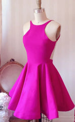 Party Dress Express Photos, Short Hot Pink Prom Dresses, Short Hot Pink Formal Homecoming Dresses