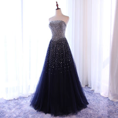 Prom Dresses Cute, Sparkle Sequins A-line Party Dress , Handmade Formal Gowns
