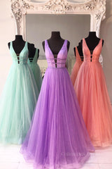 Bridesmaid Dress Style, Sparkly A Line V Neck and V Back Prom Dresses with Thin Belt, Formal Graduation Evening Dresses