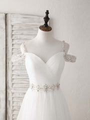 Bridesmaids Dress Black, White Off Shoulder Tulle Beads Long Prom Dress White Evening Dress