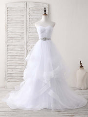 Bridesmaid Dresses Emerald Green, White Sweetheart Neck Tulle Long Prom Dress, White Formal Graduation Dress