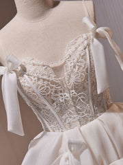 Prom Dress Short, White Tulle Lace Short Prom Dress, White Short Formal Dress