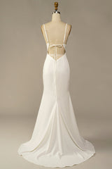 Wedding Dresses For Sale, White Mermaid Long Wedding Dress